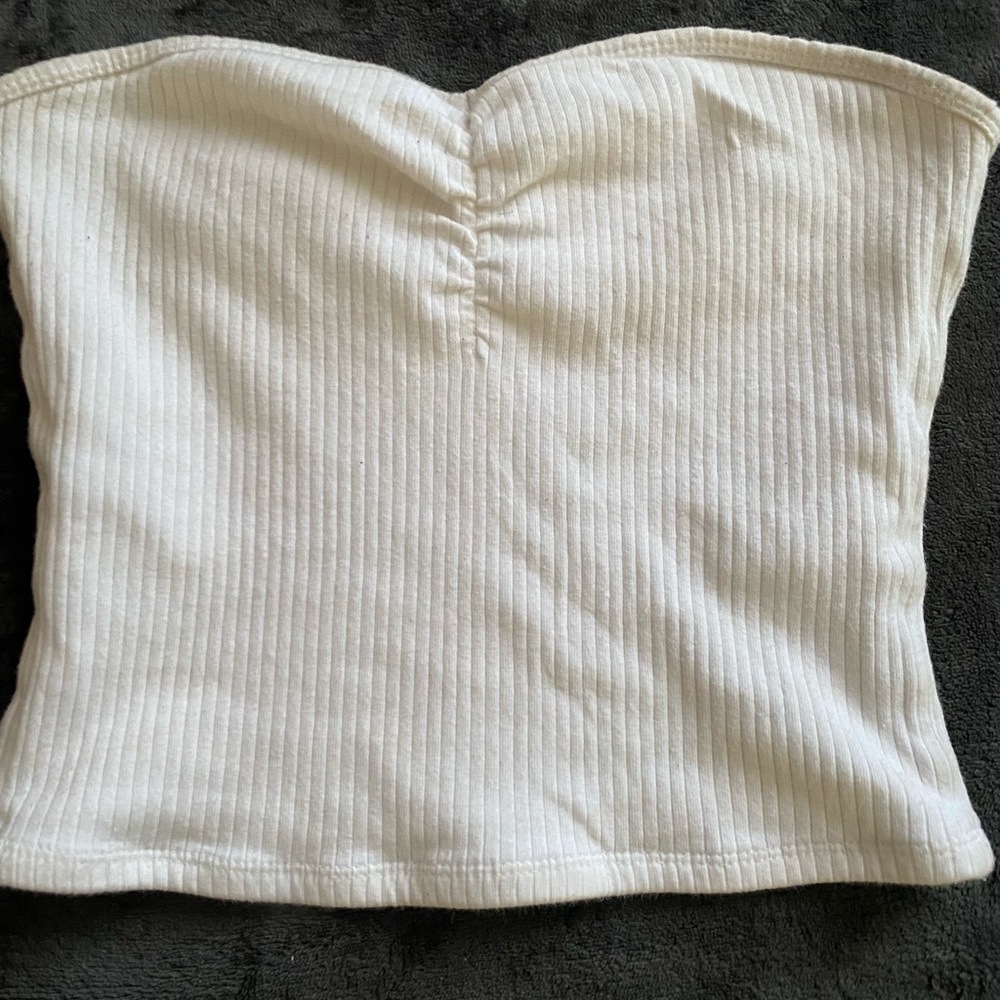 White crop top